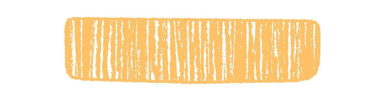 fluido vertical rectángulo marco en pastel lápiz de color estilo con mano dibujado bosquejo textura. naranja frontera en suave tono, antecedentes para texto o gráfico elemento un resumen y artístico forma. vector