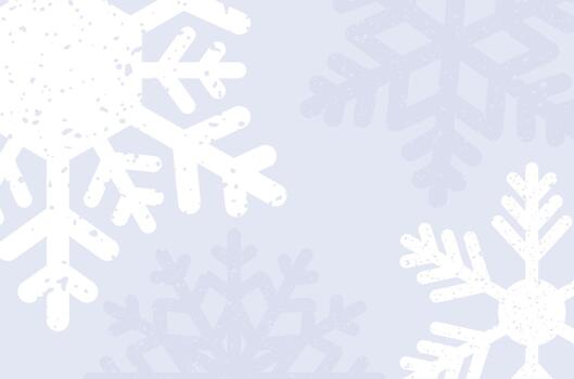 White texture particle snowflakes Winter background banner. Christmas backdrop with copy space. vector