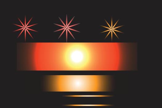 Abstract geometric composition with bold color accents and clean typography for modern branding and design projects vector