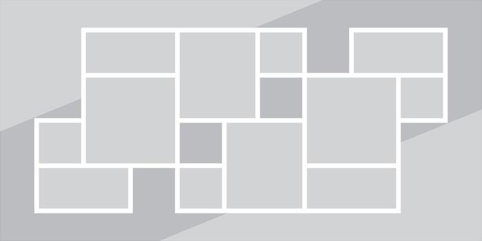 gráfico imagen historietas página cuadrícula diseño resumen foto marcos y digital foto pared modelo vector