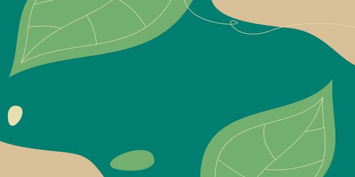 Abstract green background with leaf pattern. With copy space. Perfect for your design projects. vector