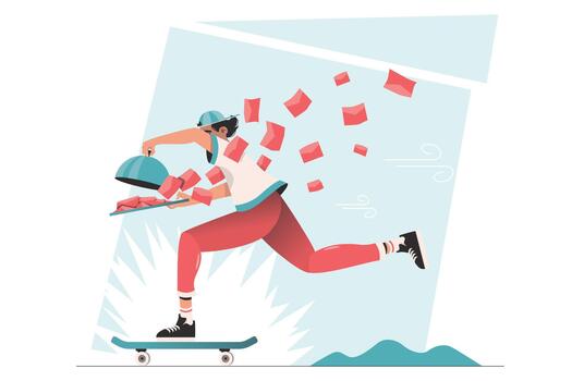 Controlling Online Subscriptions and Mobile Notifications Illustration vector