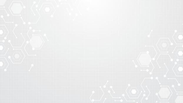 White Medical Technology Hexagon Background. Hexagon Shapes Pattern. Geometric Abstract Background. Hi Tech Digital Connect vector