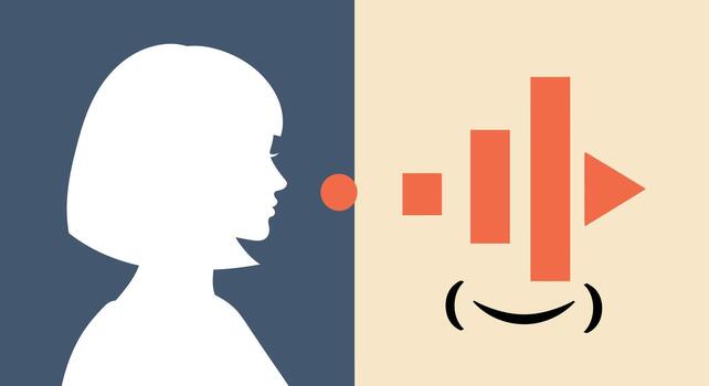 Asymmetrical vertical composition design with two distinct panels and bold color elements vector