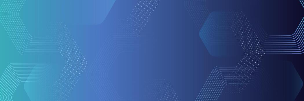 Minimalist abstract background with hexagon lines and soft gradients in light tones vector