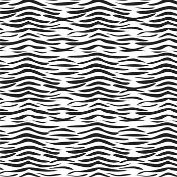 dinámica ondulado negro y blanco cebra textura vector