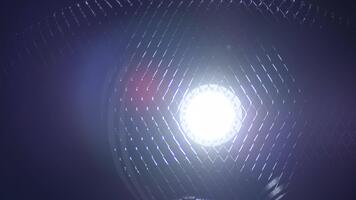 propeller godkänd i främre av ljus och utskjutande ljus med slutare stoppa video