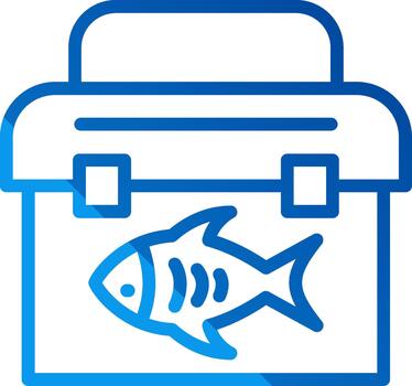 caja pulcro visual marca vector