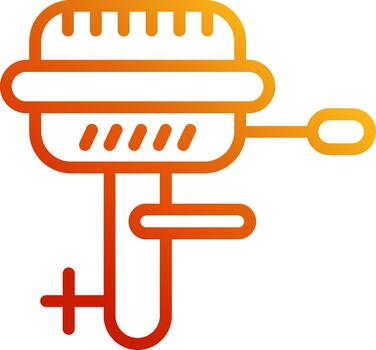 Boat Engine Gradient Style Element vector