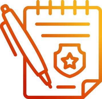 Note Thin Graphic Shape vector