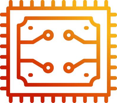 Cpu Tech Styled Form vector