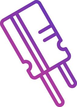 Electrolytic Capacitor Minimal Art Object vector