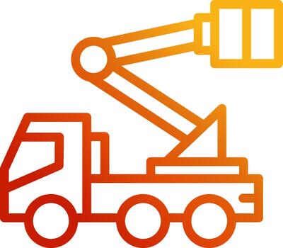 Aerial Work Platform Interactive UI Design vector