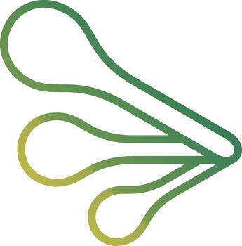 Measuring Spoons Interactive UI Design vector