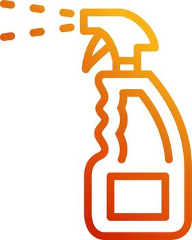 Cleaning Spray Web-Based Design Element vector