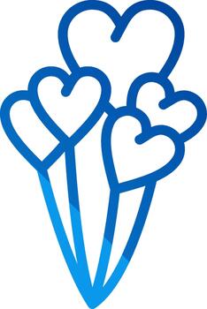 Balloons Digital App Concept vector