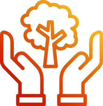 salvar arboles ui Insignia vector