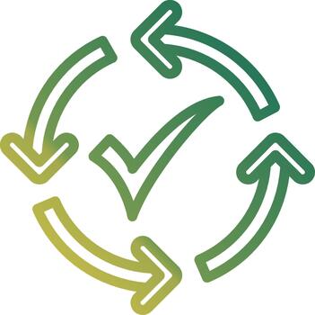 Efficiency Futuristic UI Mark vector