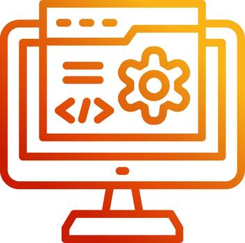 Web Coding User Interface Mark vector