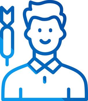 dardo negocio aplicación gráfico vector