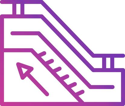 Escalator Interactive UI Design vector
