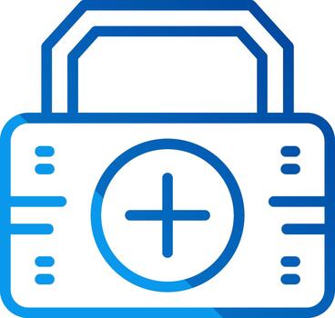 primero ayuda equipo basado en aplicaciones ui gráfico vector