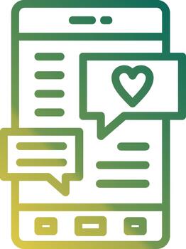 Message Abstract UI Visual vector