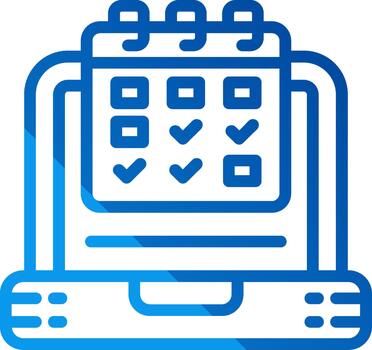 Schedule Tech Styled Form vector