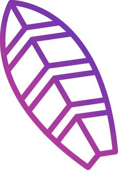 Surf Board Responsive App Shape vector