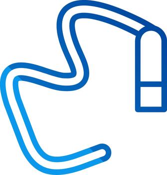 Whip Minimal Art Object vector