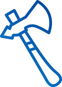 Axe User Interface Mark vector