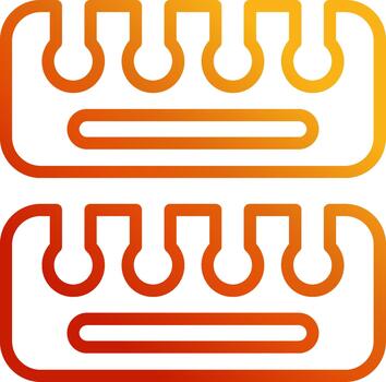 Toe Separator User Interface Mark vector