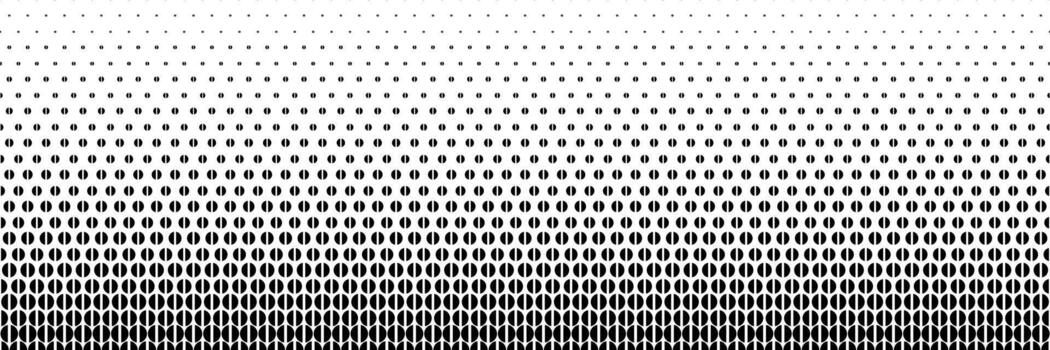 horizontal negro trama de semitonos de semicírculo y circulo diseño para modelo y antecedentes. vector