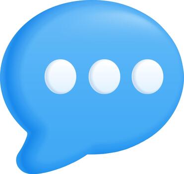 azul habla burbuja demostración mecanografía mensaje concepto vector