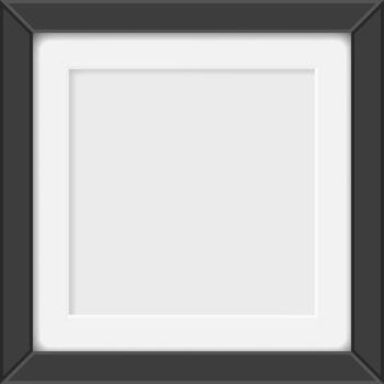 vacío cuadrado marco con blanco estera para diseño vector