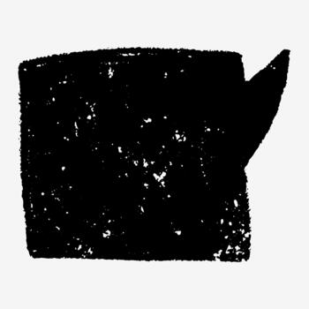 Text box chalkboard speech bubble with marker and charcoal lines. Hand drawn pen strokes create dynamic doodle edges. Inside space blank for writing or annotations. vector