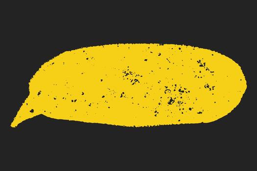 Naive crayon speech bubble, hand drawn shaky edges. Childish style, text box chalkboard for messages. vector