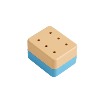 minimalistisk blockera strukturera med pastell toner och cirkulär fördjupningar på transparent Plats png