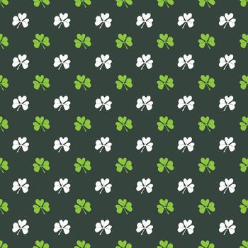 cuatro hojas tréboles modelo en oscuro antecedentes vector