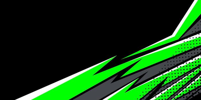 vibrante verde carreras rayas resumen antecedentes con fuerte trama de semitonos acentos vector