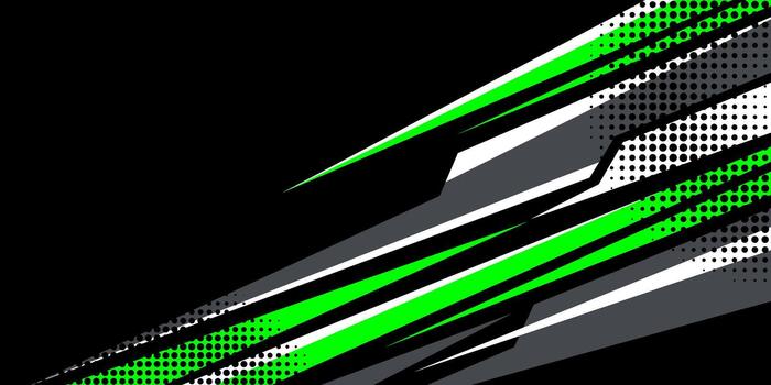 dinámica verde velocidad raya gráfico diseño presentando negrita trama de semitonos patrones vector