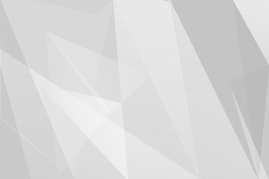 Abstract white geometric background with sharp angles vector