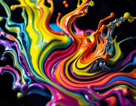 Abstract background emphasizing the intricate web of bright lines photo