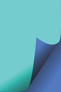 Teal Paper With Curled Corner And Gradient Keywords paper, teal, curled, corner, gradient vector