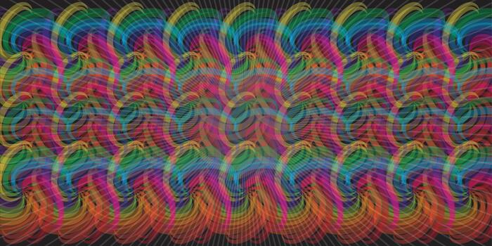 Dynamic colorful abstract swirling pattern background vector