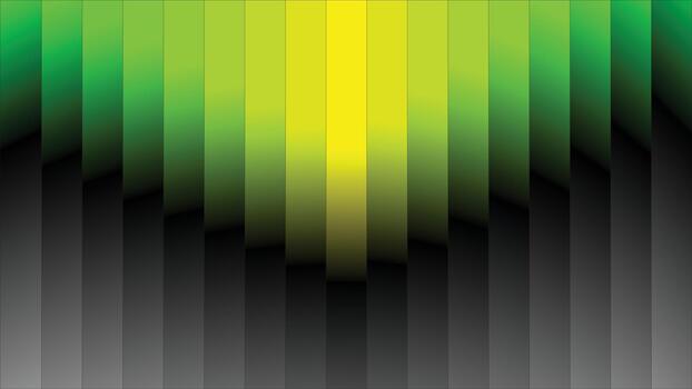 Abstract vertical stripes background with green and yellow gradient light vector