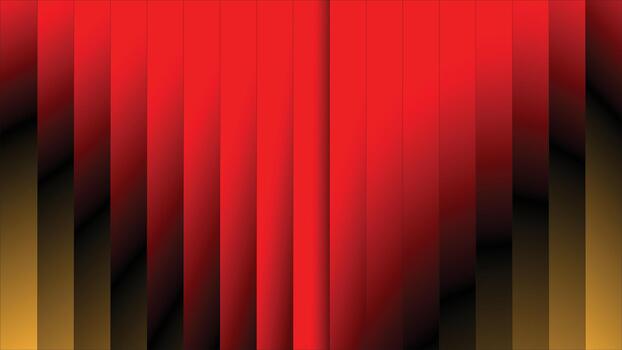 Dramatic red vertical stripe background with dark gradient effect vector
