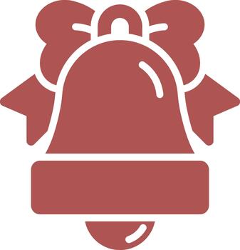 Bell - solid icon vector