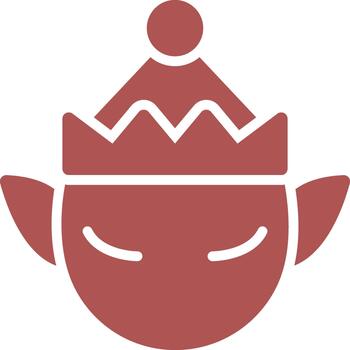Elf - solid icon vector