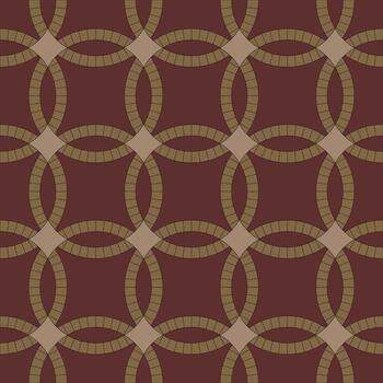 Abstract seamless circles chain pattern. vector